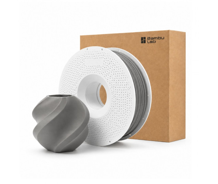 PLA пластик Bambu Lab 1.75 мм 1 кг Серый