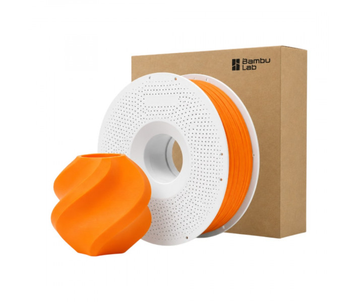 PLA пластик Bambu Lab 1.75 мм 1 кг Pumpkin Orange