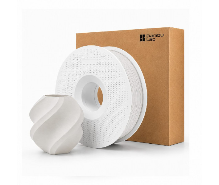 PLA пластик Bambu Lab Matte 1.75 мм 1 кг Айворі Білий