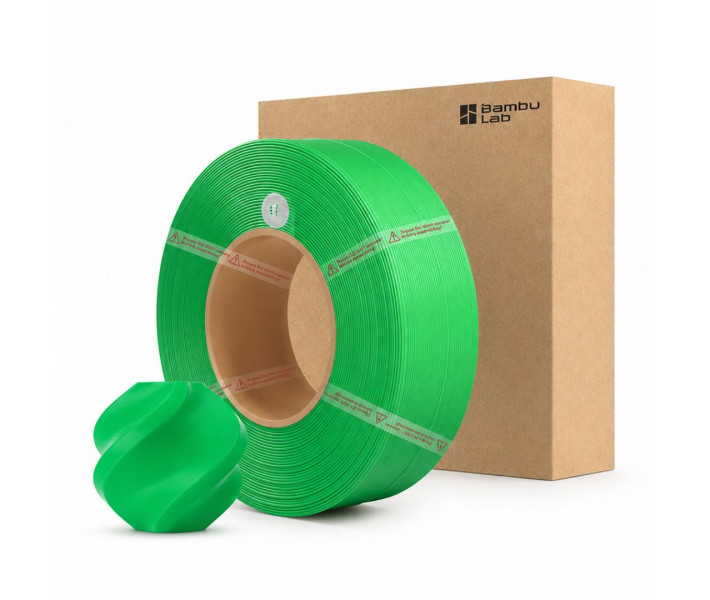 PLA пластик Bambu Lab 1.75 мм 1 кг Зеленый | Без катушки