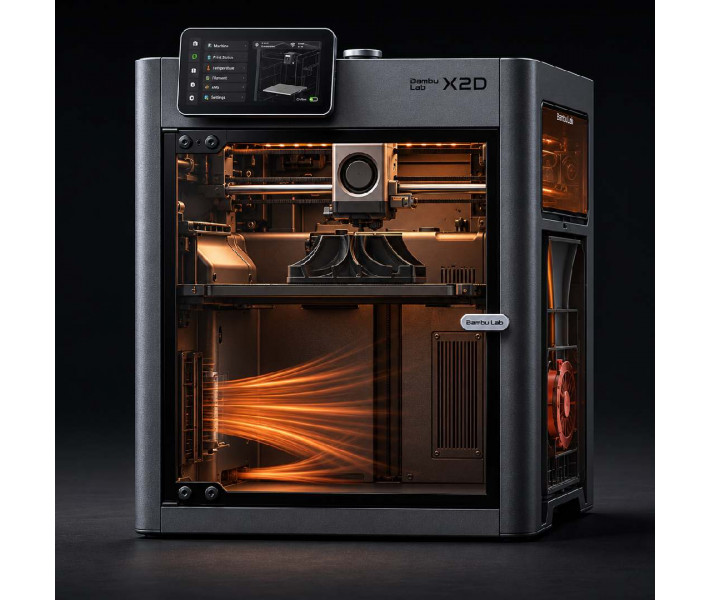 3D printer Bambu Lab X2D Combo
