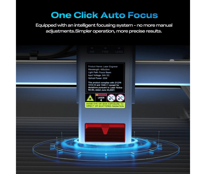 Лазерний гравер-різак Creality Falcon2 Pro S 22W