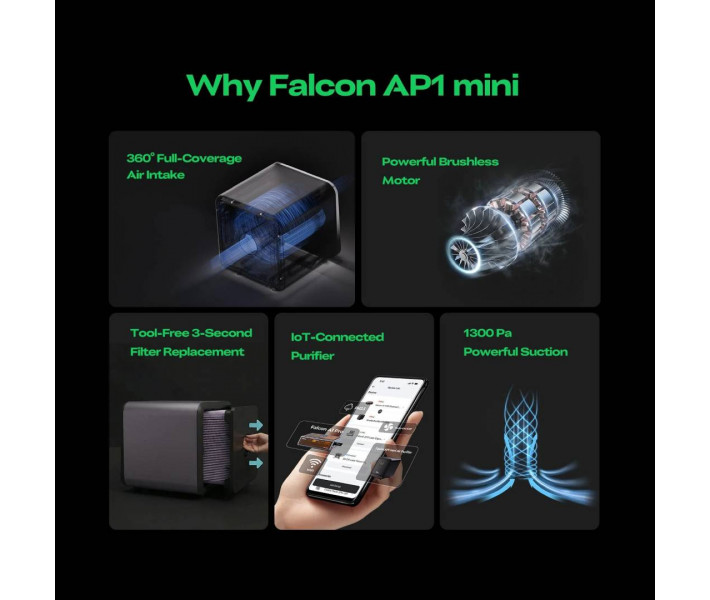 Очищувач диму Falcon AP1 mini