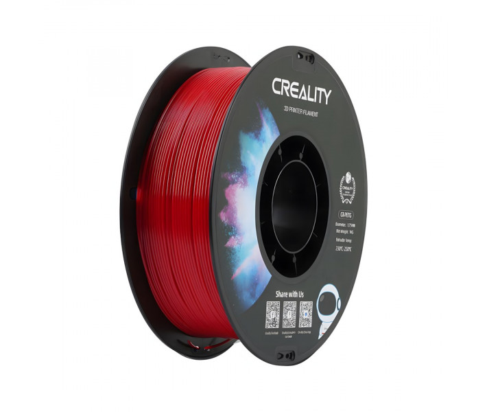 PETG пластик Creality 1.75 мм 1 кг Червоний