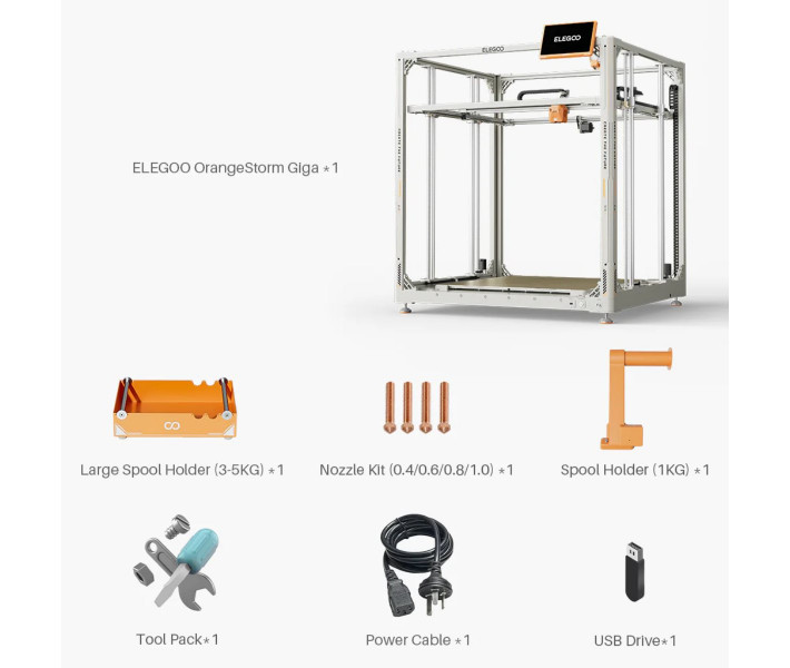 3D принтер Elegoo OrangeStorm Giga