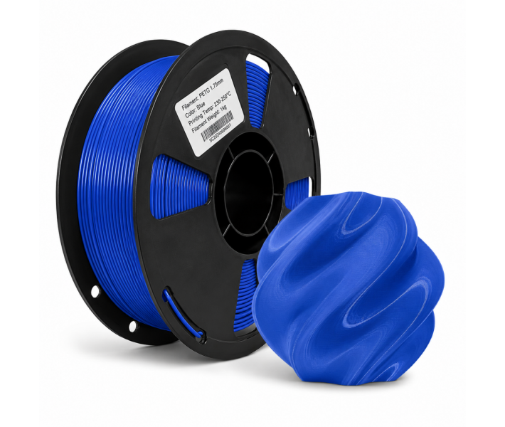 PETG пластик Farm 3D 1 кг 1.75 мм Синій