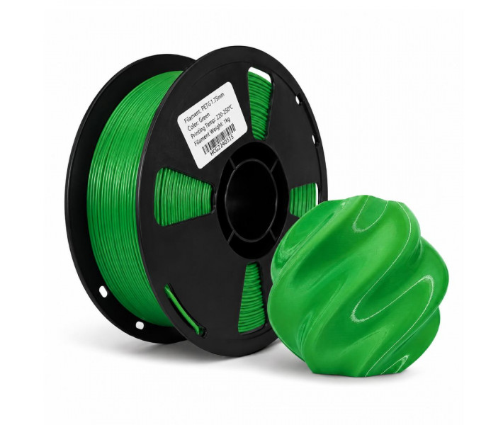 PETG пластик Farm 3D 1 кг 1.75 мм Зелений