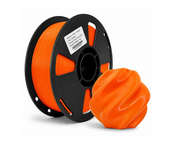 PETG пластик Farm 3D 1 кг 1.75 мм Помаранчевий