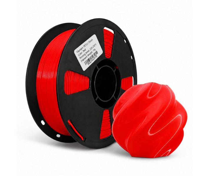 PETG пластик Farm 3D 1 кг 1.75 мм Червоний