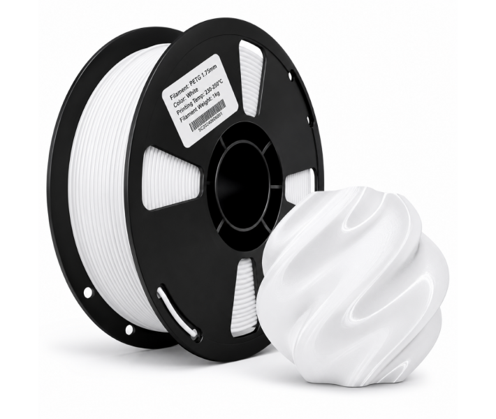 PETG пластик Farm 3D 1 кг 1.75 мм Білий