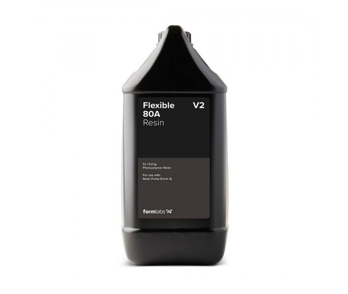 Смола Formlabs Flexible 80A V2 Resin для Form 4, 5 л