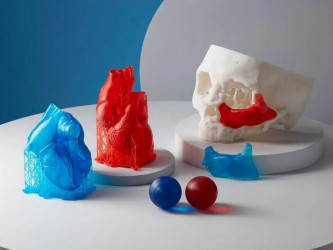 SLA 3D печать для медицины с последующей окраской чернилами