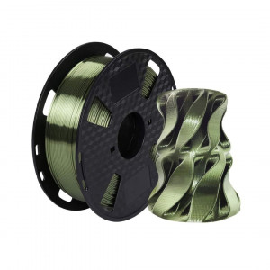 PLA SILK пластик Klema 1 Кг 1,75 мм Лесной зеленый