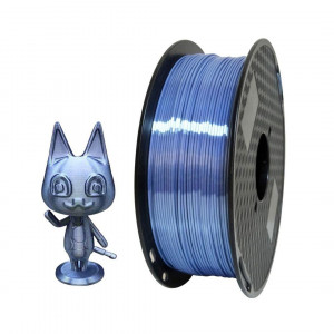 PLA SILK пластик Klema 1 Кг 1,75 мм Светло-голубой