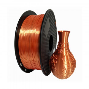 PLA SILK пластик Klema 1 Кг 1,75 мм Оранжевый