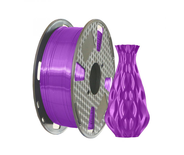 PLA SILK пластик Klema 1 Кг 1,75 мм Розово-фиолетовый