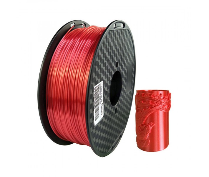 PLA SILK пластик Klema 1 Кг 1,75 мм Красный