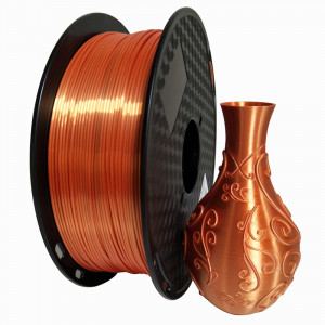 PLA SILK пластик Klema 1 Кг 1,75 мм Красная медь