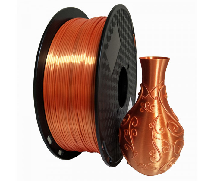 PLA SILK пластик Klema 1 Кг 1,75 мм Красная медь