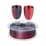 PLA Silk Bi-Color пластик Klema 1 кг 1,75 мм Черный+Красный