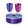 PLA Silk Bi-Color пластик Klema 1 кг 1,75 мм Фиолетовый+Синий