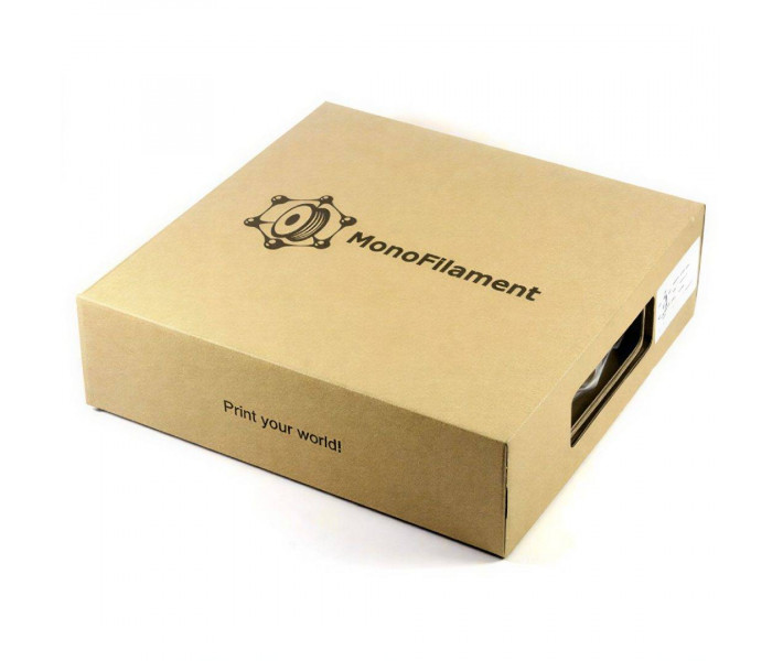 TPU пластик 90A MonoFilament 1.75 мм 0.75 кг Жовтий напівпрозорий