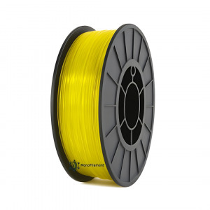 TPU 40D пластик MonoFilament 1,75 мм 0,75 кг Жовтий Напівпрозорий