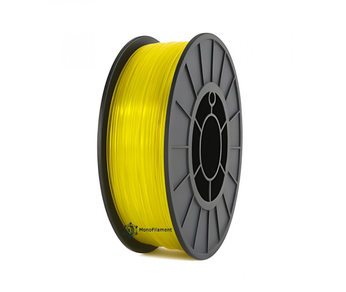 TPU 40D пластик MonoFilament 1,75 мм 0,75 кг Жовтий Напівпрозорий