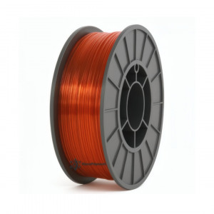 TPU 40D пластик MonoFilament 1.75 мм 0.75 кг Червоний Напівпрозорий