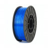 TPU пластик 90A MonoFilament 1.75 мм 0.75 кг Синій напівпрозорий