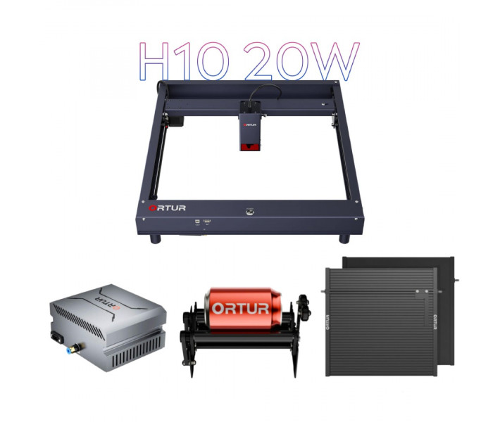 Лазерный гравер-резак Ortur H10 20 Вт  | Deluxe bundle