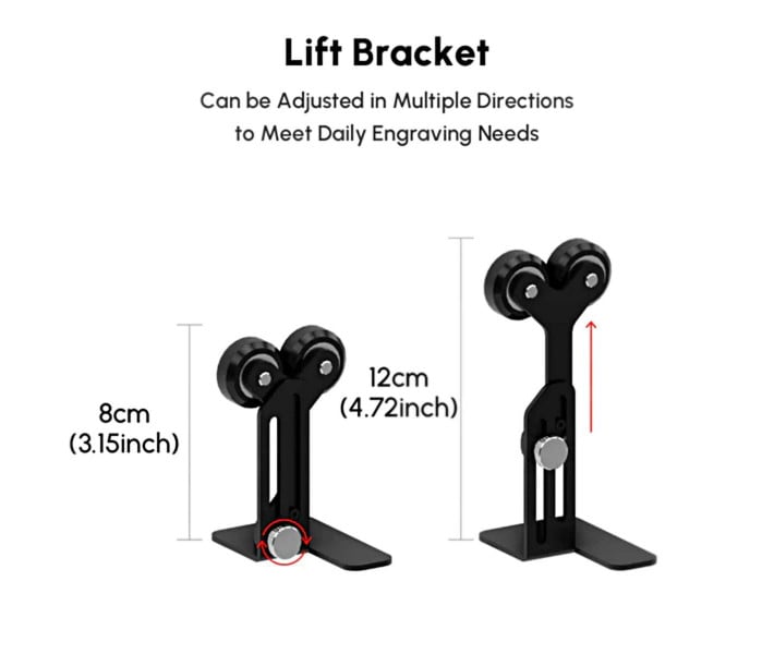 Ortur YRR 3.0 Bottom Gravity Rotary Roller