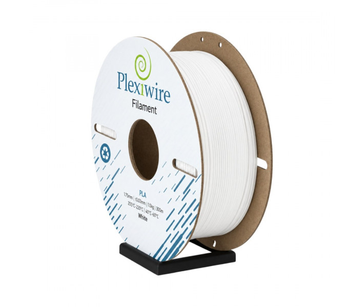 PLA пластик Plexiwire 0.9 кг 1.75 мм Білий
