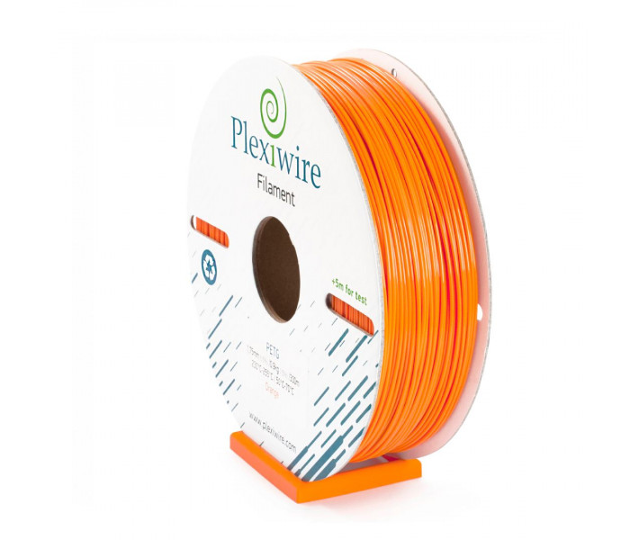 PETG пластик Plexiwire 0.9 кг 1.75 мм Помаранчевий