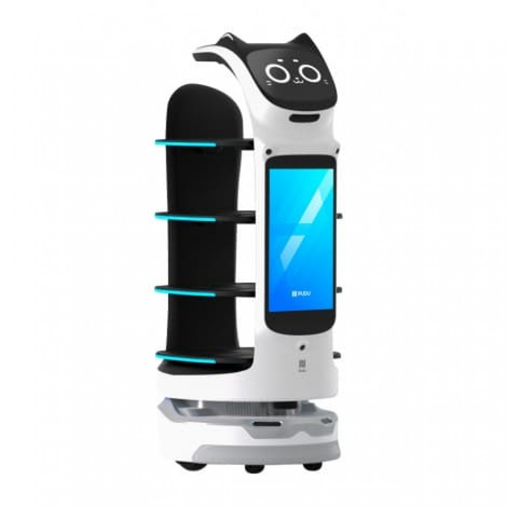 PUDU BellaBot Pro White robot buy – delivery & advertising robot | 3DDevice
