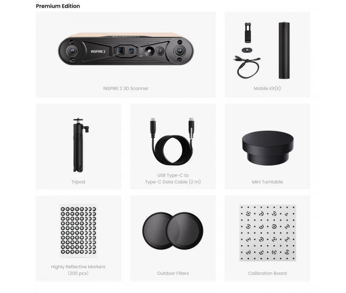 3D сканер Revopoint Inspire 2 Premium Edition