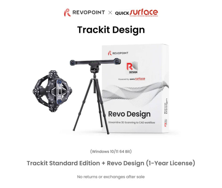3D scanner Revopoint Trackit Optical Tracking