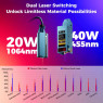 Лазерний гравер SCULPFUN A9 Ultra Dual 40W IR20W