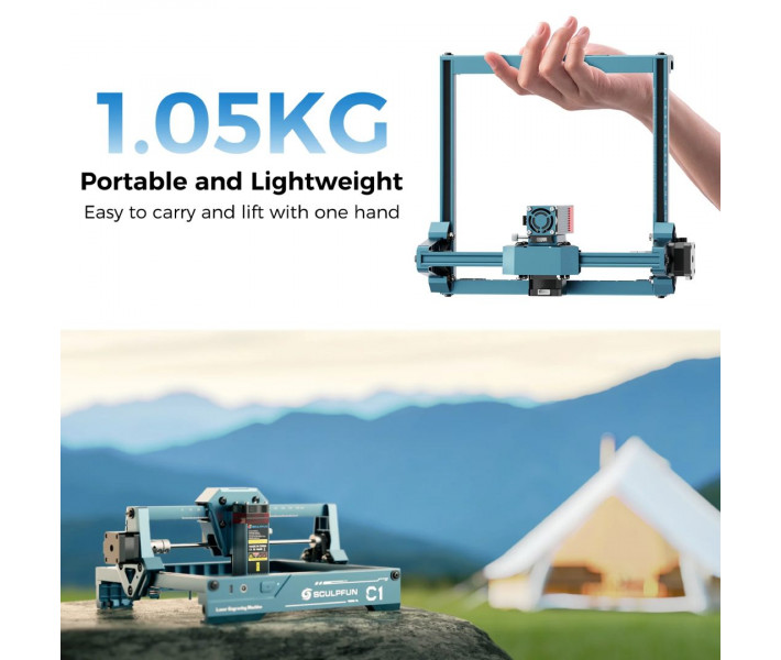 Портативний лазерний гравер Sculpfun C1 3W