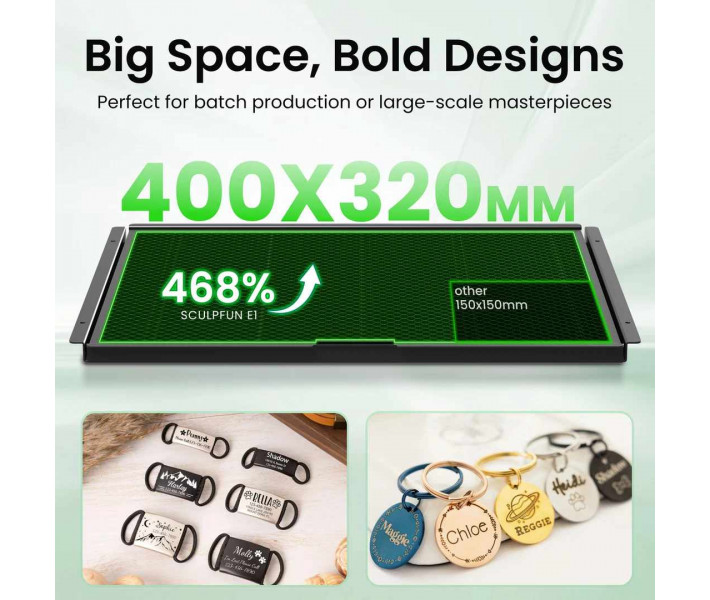 Лазерний гравер-різак SCULPFUN E1 Pro 21W Diode