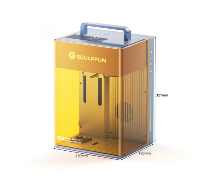 Лазерний гравер Sculpfun G9 Dual Laser 10W IR2W