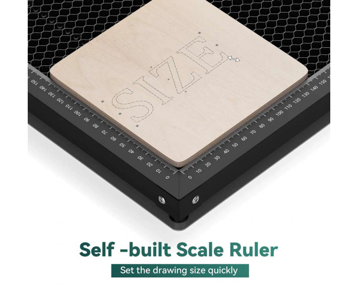 Платформа Sculpfun H3 Honeycomb 600x600 мм з витяжною системою для лазерного різання