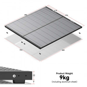 Платформа Sculpfun H4 Honeycomb 840x828 мм з витяжною системою для лазерного різання