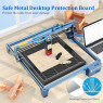 Платформа Sculpfun 350x350 мм с вытяжной системой для лазерной резки