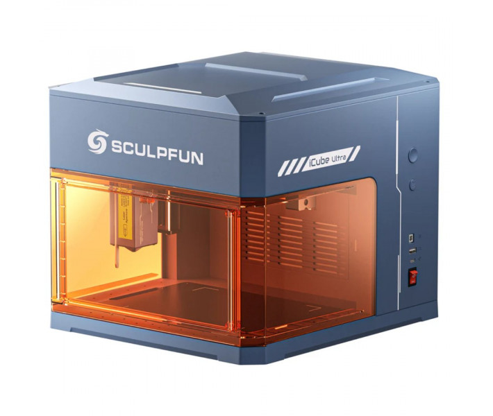 Лазерний гравер Sculpfun iCube Ultra Dual 12W IR1.2W