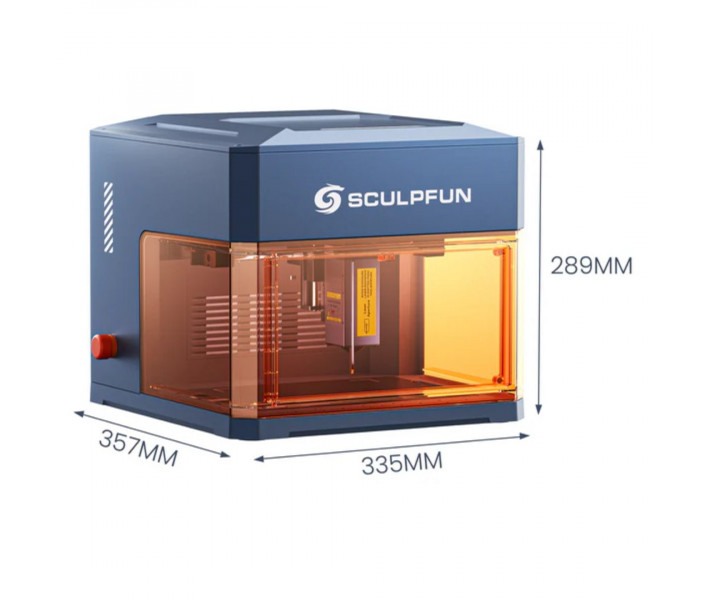 Лазерний гравер Sculpfun iCube Ultra Dual 12W IR1.2W