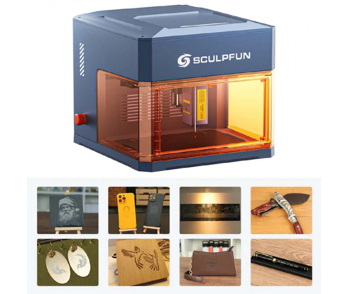 Лазерний гравер Sculpfun iCube Ultra Single Laser 12W