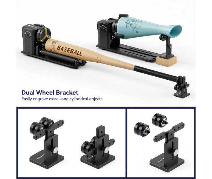 Поворотний ролик Sculpfun RA Pro Rotary Chuck для гравіювання 