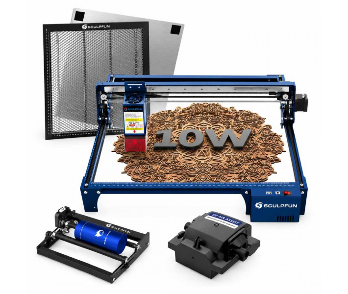 SCULPFUN S30 Pro Max 10W Laser Engraver | Premium Bundle