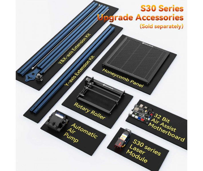 Лазерний гравер SCULPFUN S30 Pro Max 20W | Premium Bundle